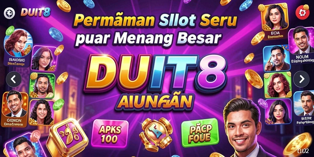 Screenshot gameplay DUIT8 menampilkan putaran Slot yang seru dan grafis menawan.