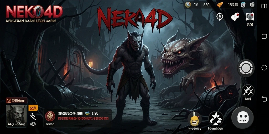 Gameplay Horror yang mendebarkan dengan suasana mencekam.