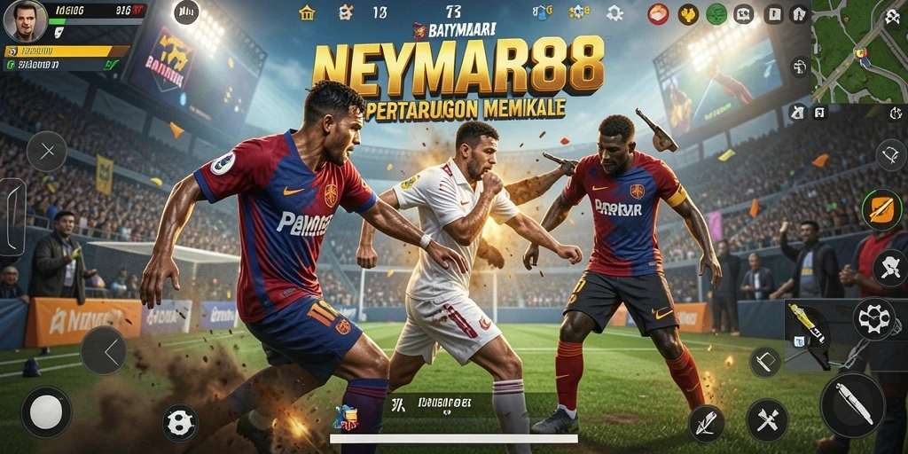 Gambar menunjukkan aksi tempur seru di <strong>NEYMAR88</strong>.