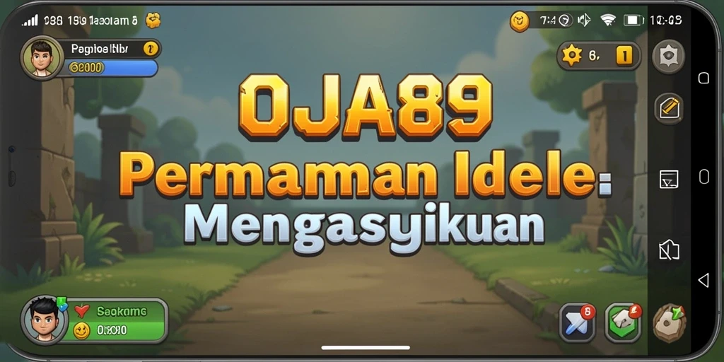 Screenshot OJA89 menampilkan karakter yang beraksi dalam gameplay Idle yang mengasyikkan.