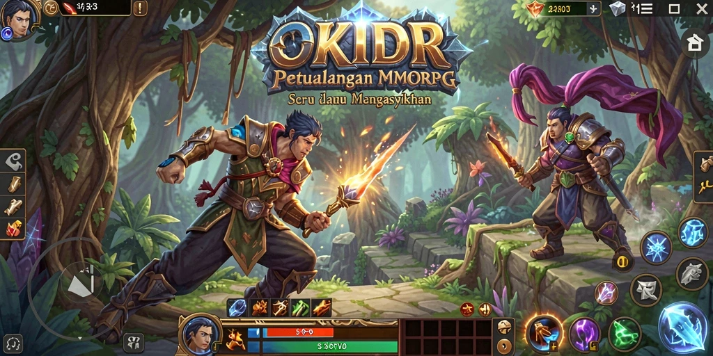 Tangkapan layar gameplay <strong>OKIDR</strong> dengan aksi seru dan grafis yang menawan.