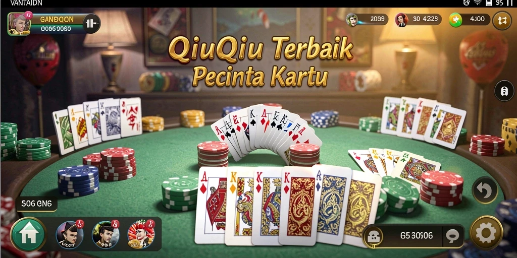 Gameplay seru QiuQiu di VANTAIDN dengan interaksi pemain.