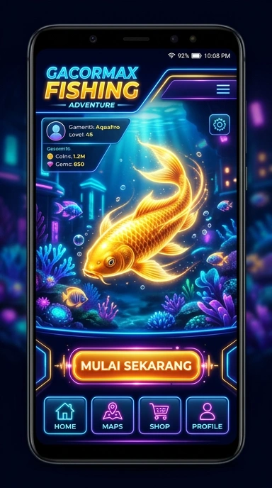 Proses pengunduhan aplikasi gacormax yang cepat dan aman.
